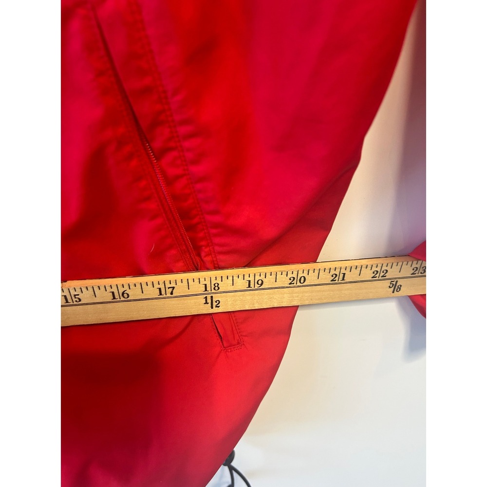 Nike Team Fit Storm Red Windbreaker Jacket Full Zip Mens XL Embroidered Logo - Picture 7 of 9